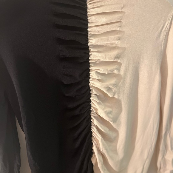 Zara Dual Colour Top Long Sleeve M - Picture 5 of 5